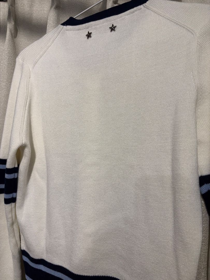Bibiy. B. CLUB TIE CARDIGAN ホワイト