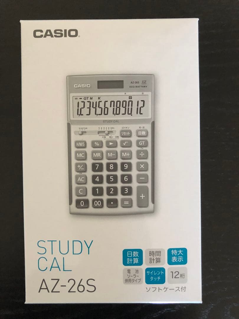 週末セール中【新品未使用】専用ソフトケース付き！CASIO 関数電卓