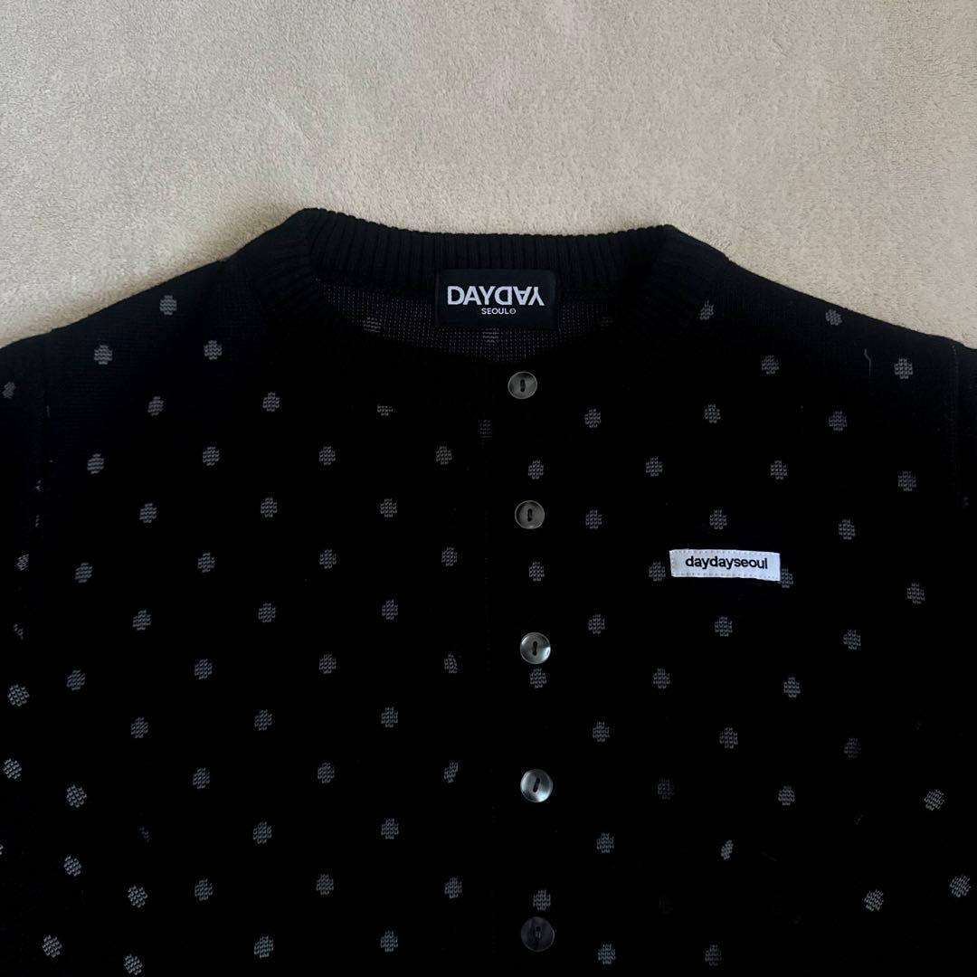 みやびdaydayseoul tag dot cardigan ブラック