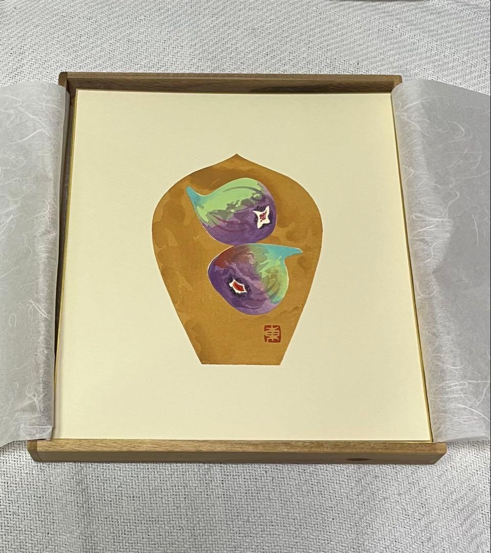 薬師寺「散華　特戒の組み」版画　色紙　徳力富吉郎　揃7枚