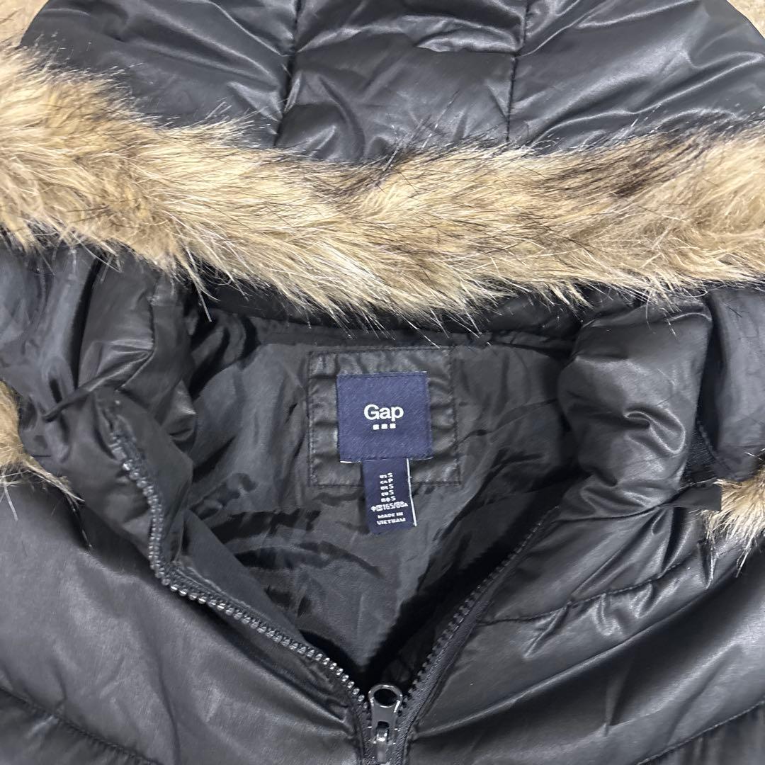 Gap ブラック ファー ダウンベスト y2k archive