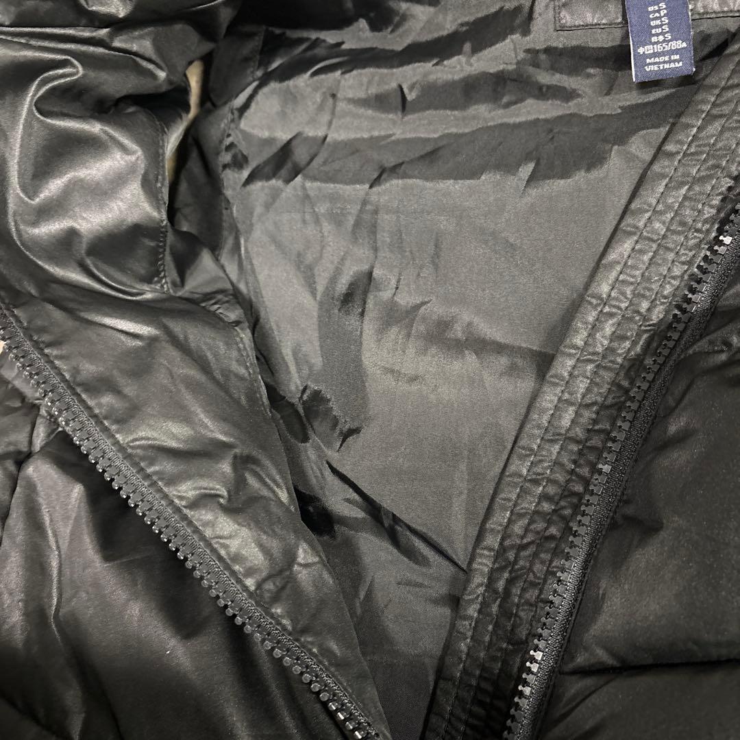 Gap ブラック ファー ダウンベスト y2k archive
