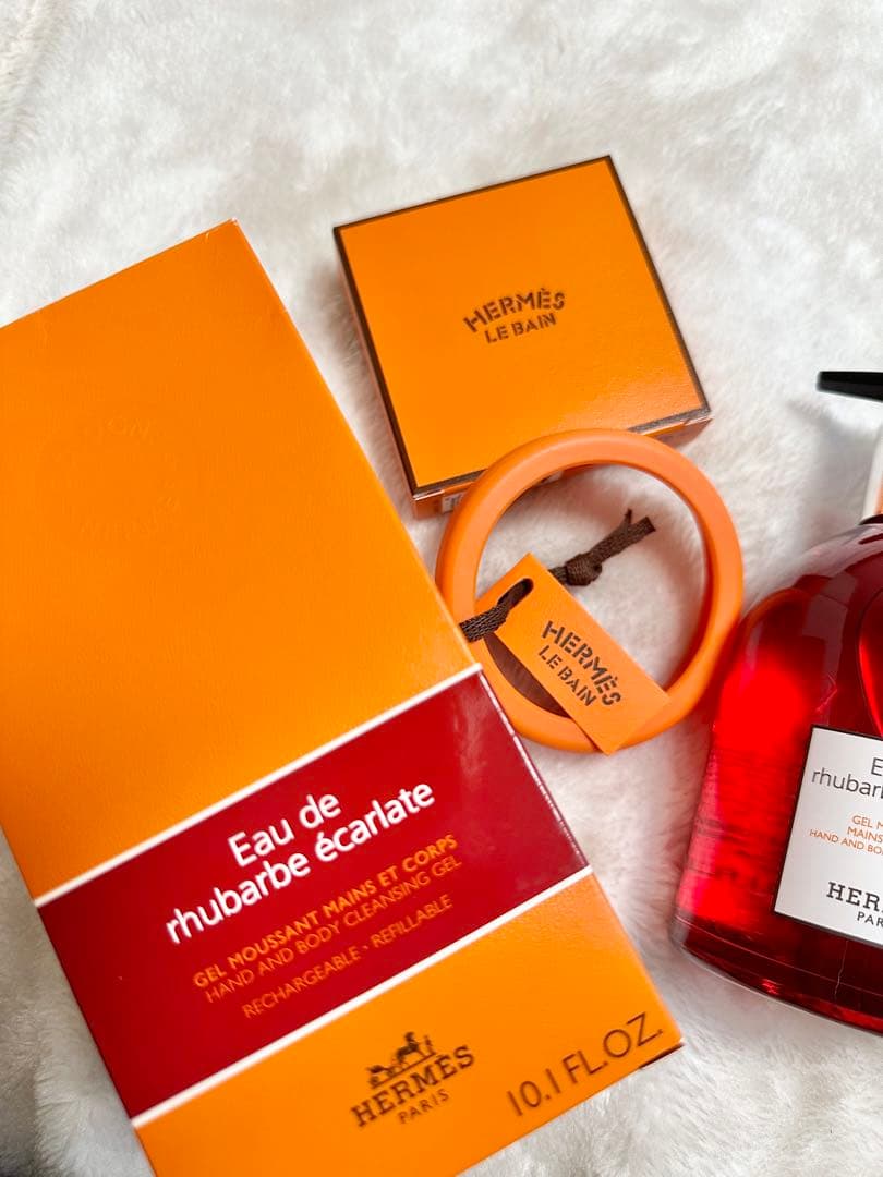 ★新品★ HERMES / ハンド&ボディジェル/オードゥルバーブエカルラット