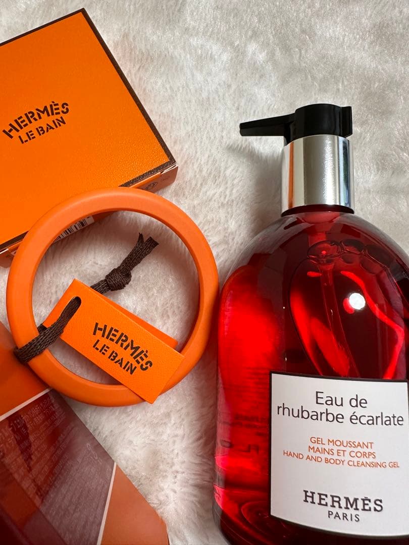 ★新品★ HERMES / ハンド&ボディジェル/オードゥルバーブエカルラット