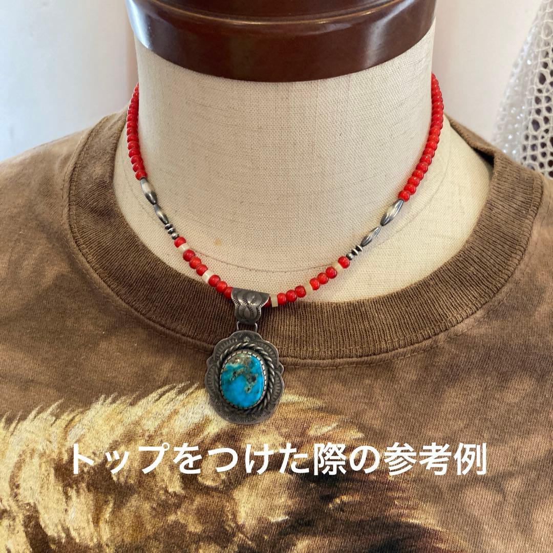あす様　　約48センチに変更　462 ホワイトハーツとバホパールのネックレス