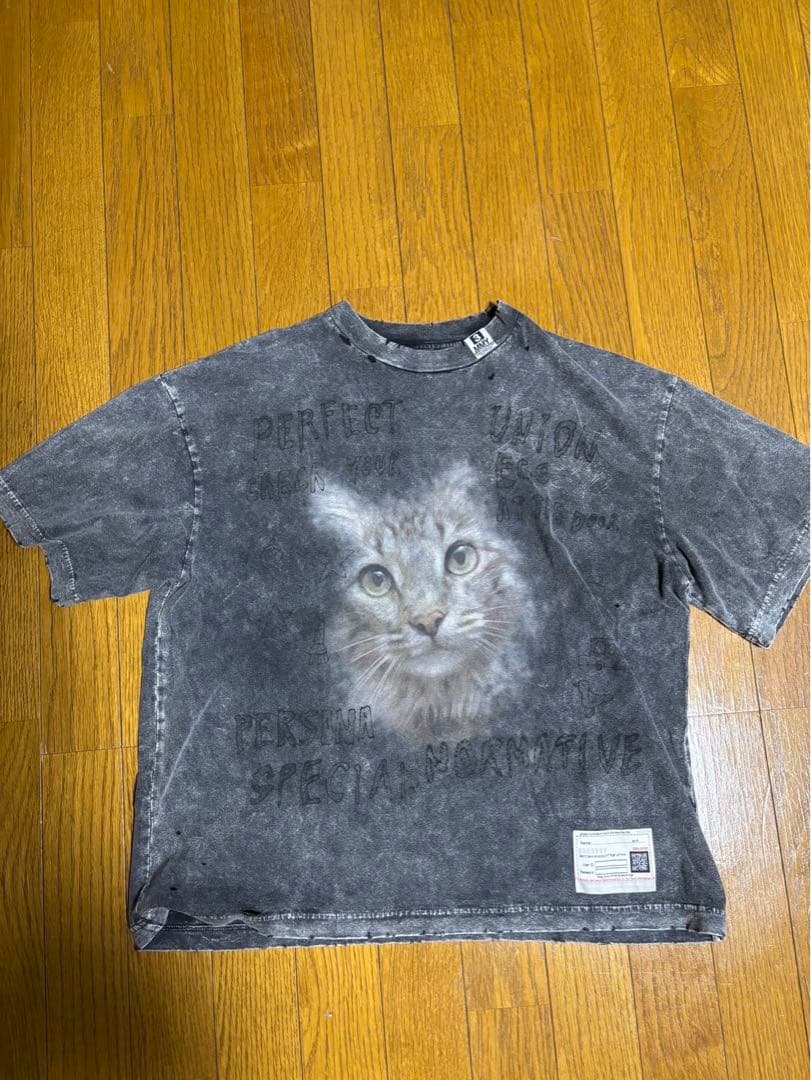 MIHARA YASUHIRO ミハラヤスヒロ Cat Print Tシャツ