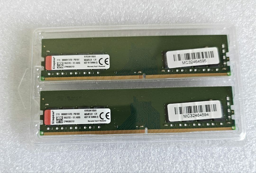 kingston 16GB(8GB×2) DDR4-2666