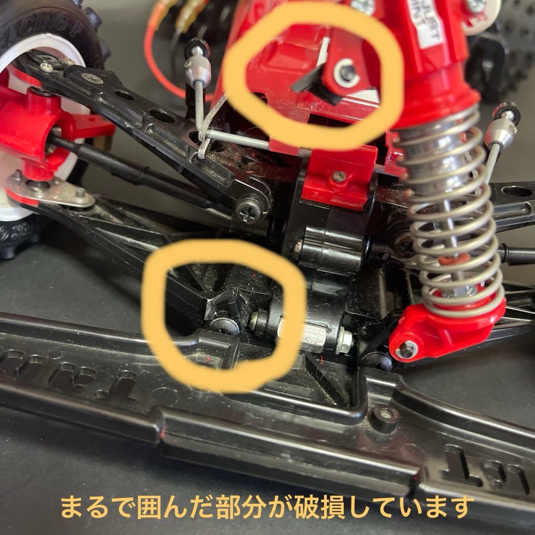 タミヤ　1/10RC ホットショット　ラジコン　予備品複数（未開封）　傷汚れあり