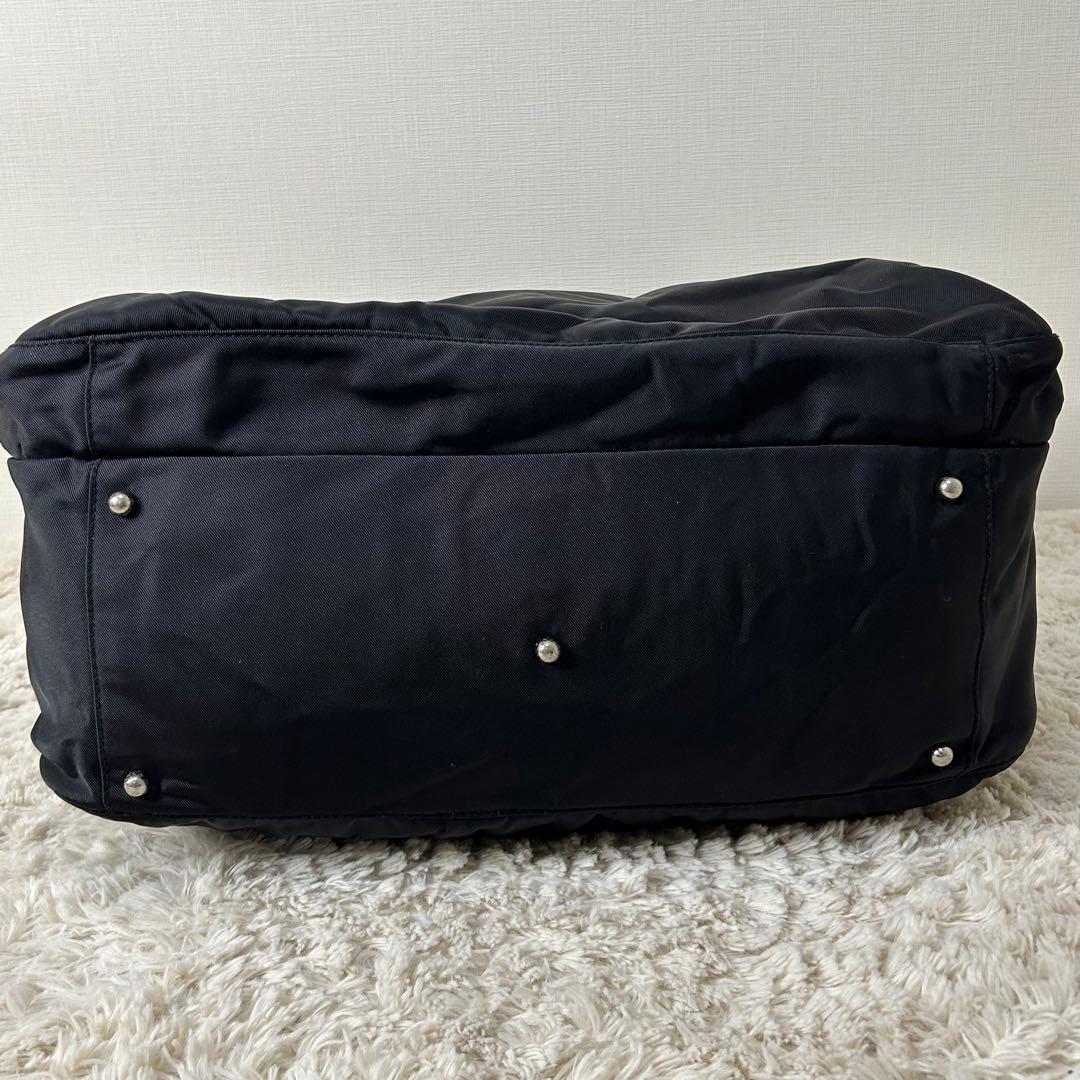 ふ*ん様 美品 アニエスベー ボストンバッグ 鍵付き 2way ブラック コーデ