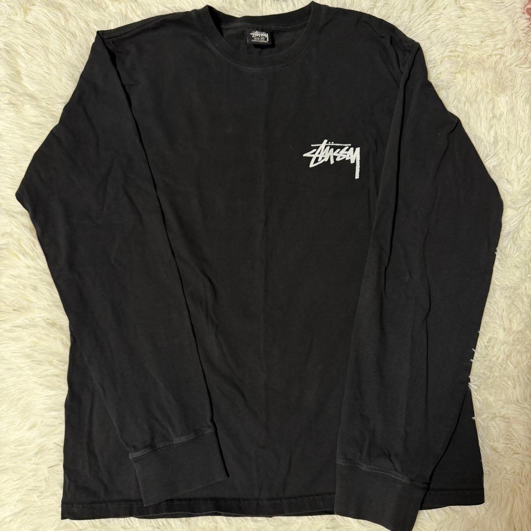 【美品】激レア STUSSY ステューシー ショーンフォント プリント ロンT