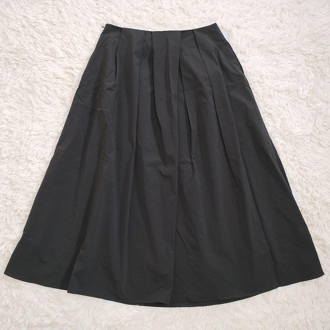 新品　icb　プリーツロングスカート　黒　42