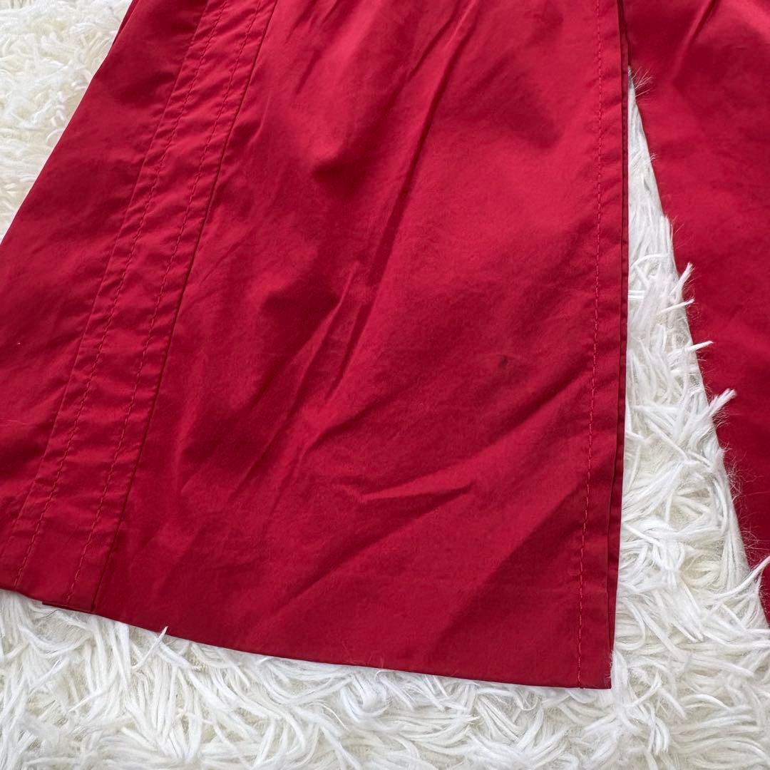 PRADA トレンチコート レッド イタリア サイズ42