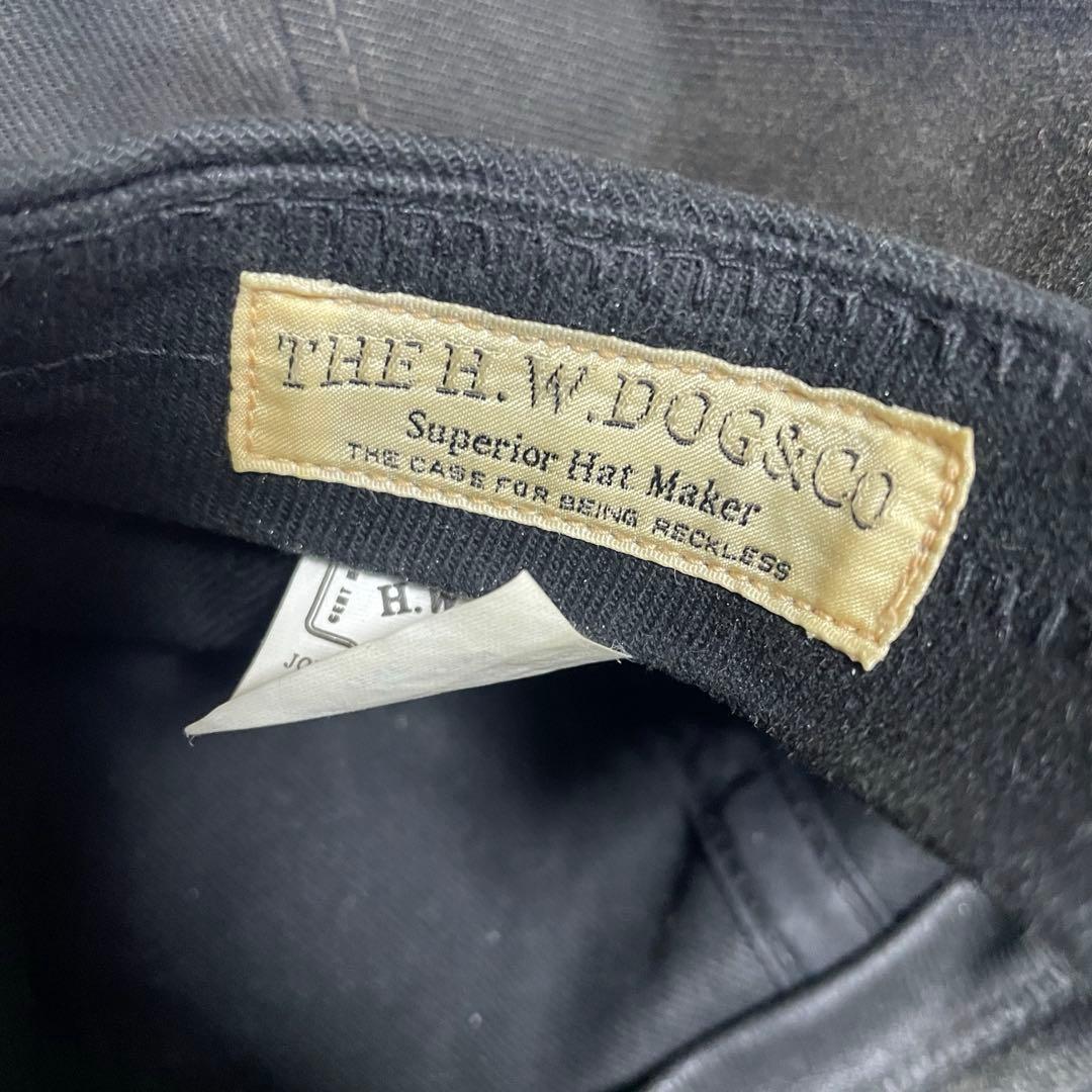 THE H.W.DOG&CO. トラッカーキャップ ブラック
