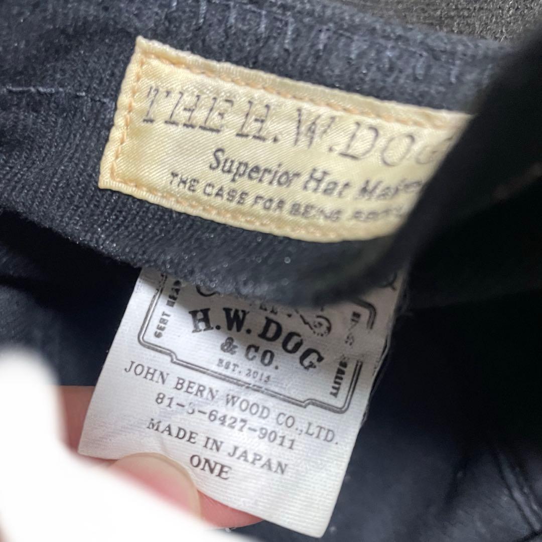 THE H.W.DOG&CO. トラッカーキャップ ブラック