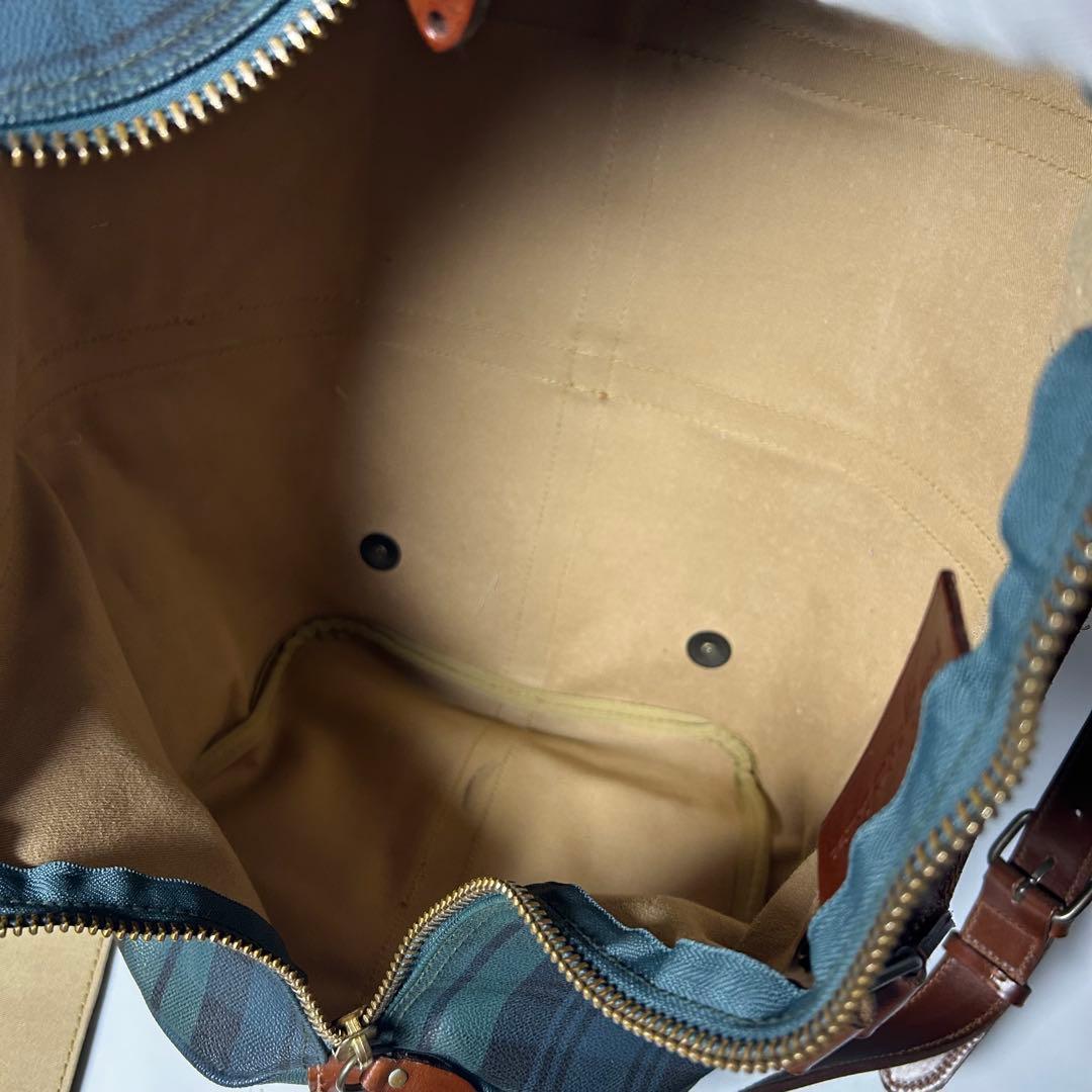 美品◉ポロラルフローレン ボストンバッグ 2WAY ブラックウォッチ 52cm