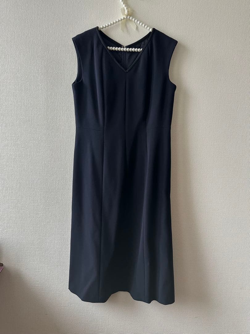 【タグ付き新品】アナイ　ダブルクロスVネックワンピース