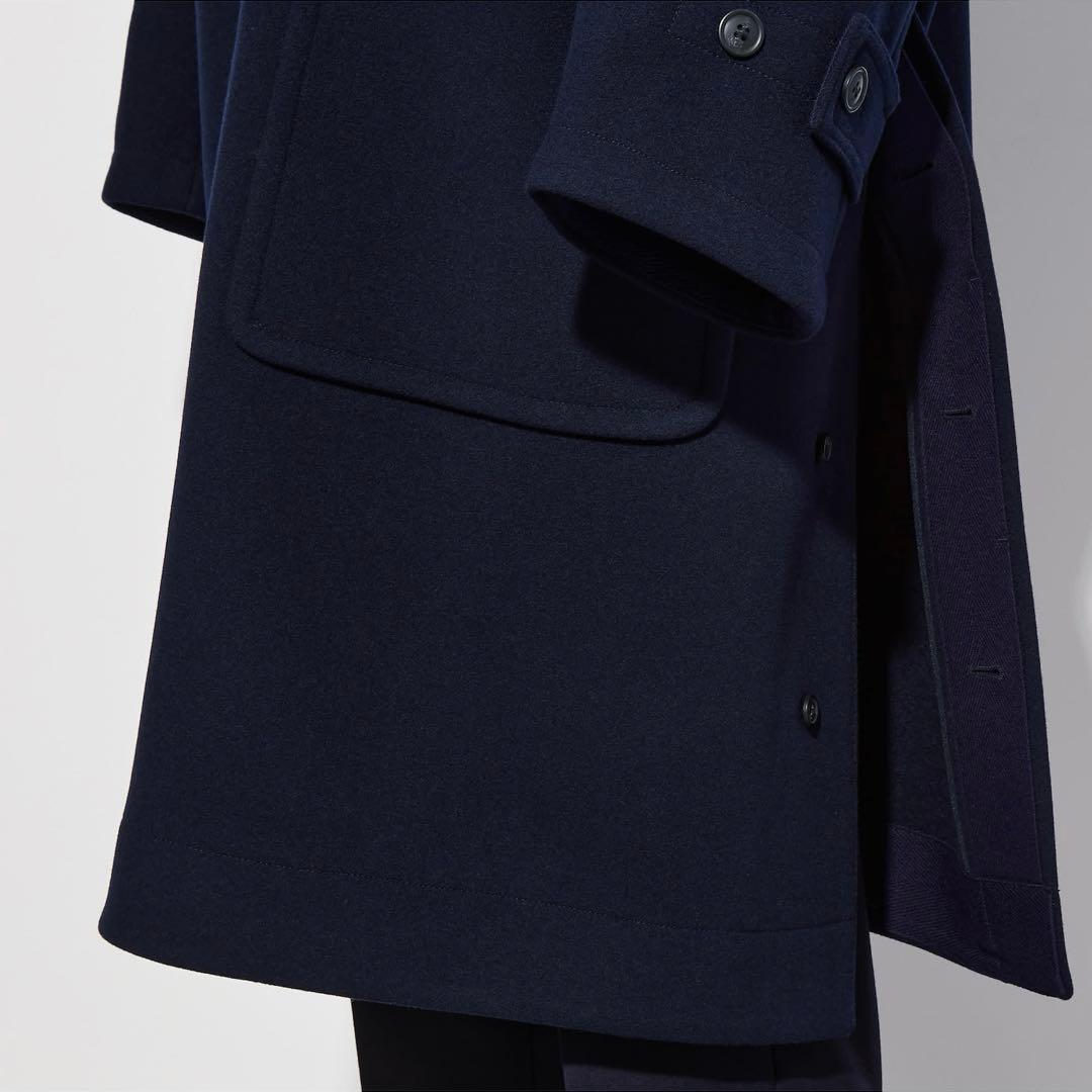 【美品✨】+J ユニクロ　ウール オーバーサイズ ダッフルコート　L