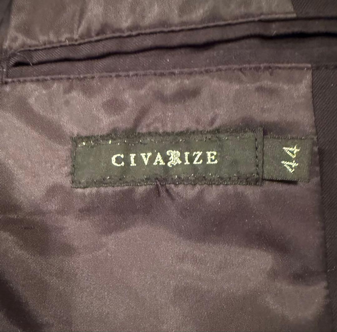 CIVARIZE シヴァーライズ ZIP ショート テーラードジャケット
