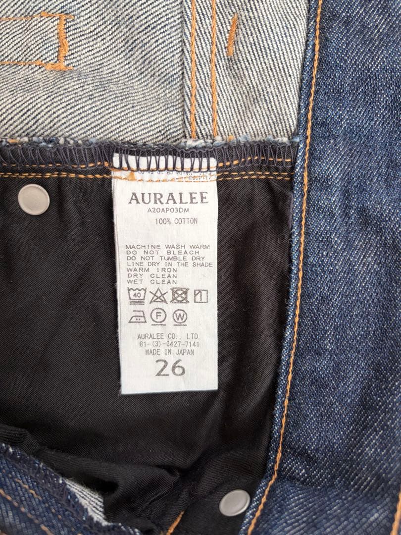 パンツ AURALEE HARD TWIST DENIM 5P PANTS
