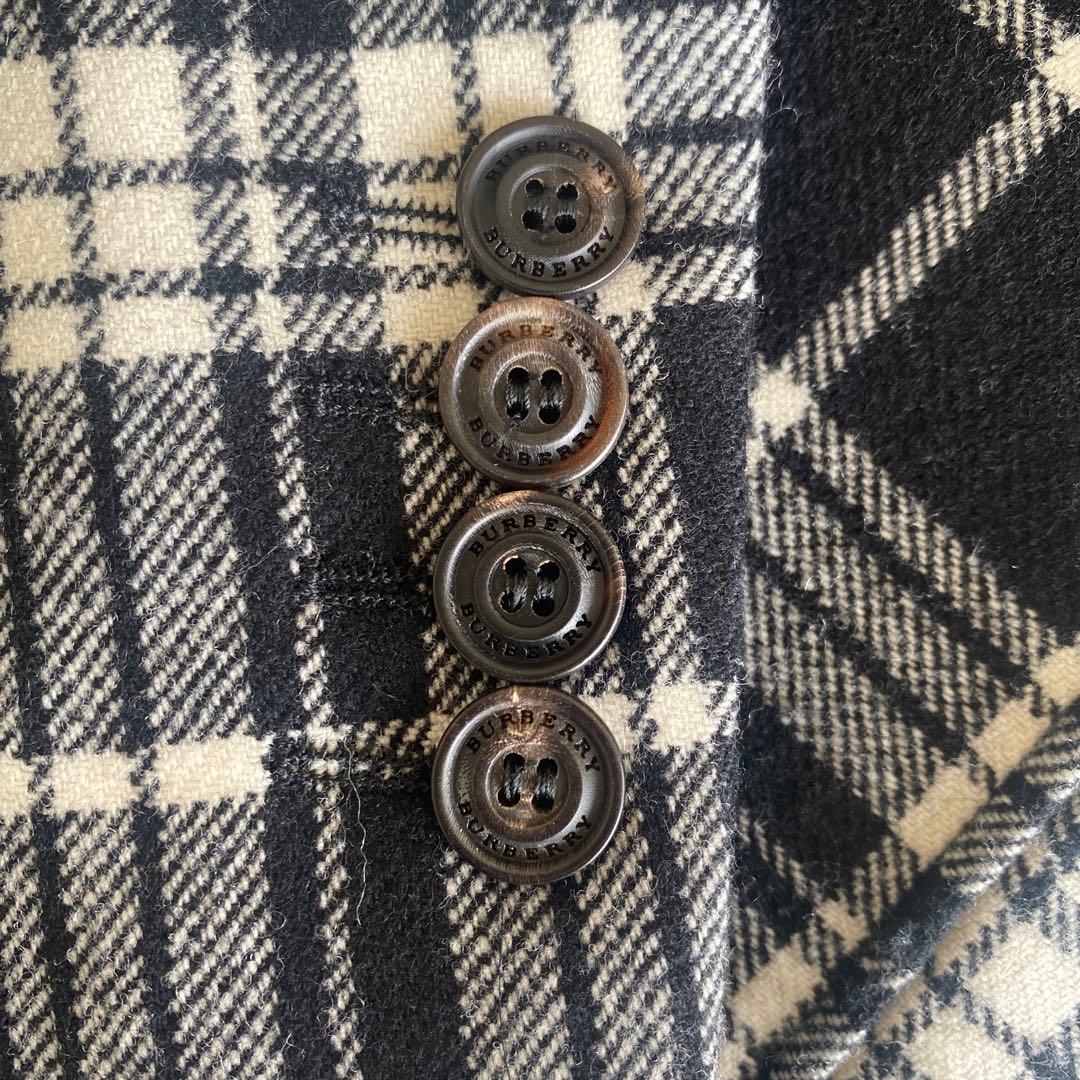 【美品 】BURBERRY バーバリー ジャケット チェック カシミヤ100%