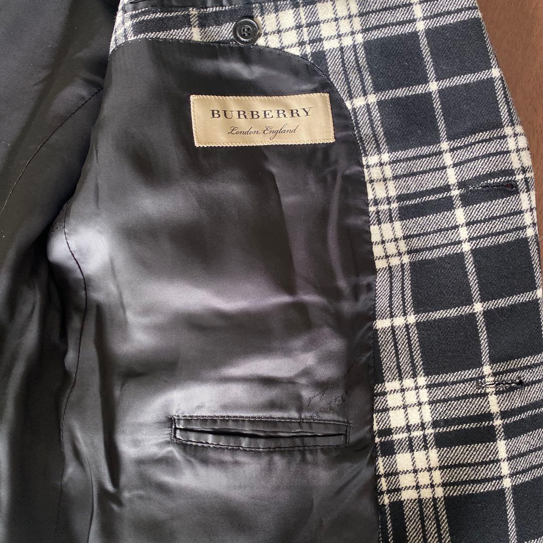 【美品 】BURBERRY バーバリー ジャケット チェック カシミヤ100%