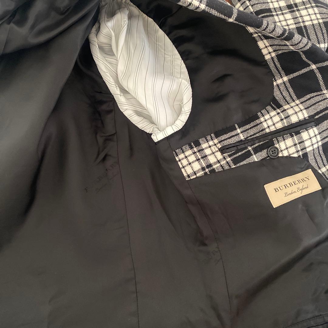 【美品 】BURBERRY バーバリー ジャケット チェック カシミヤ100%
