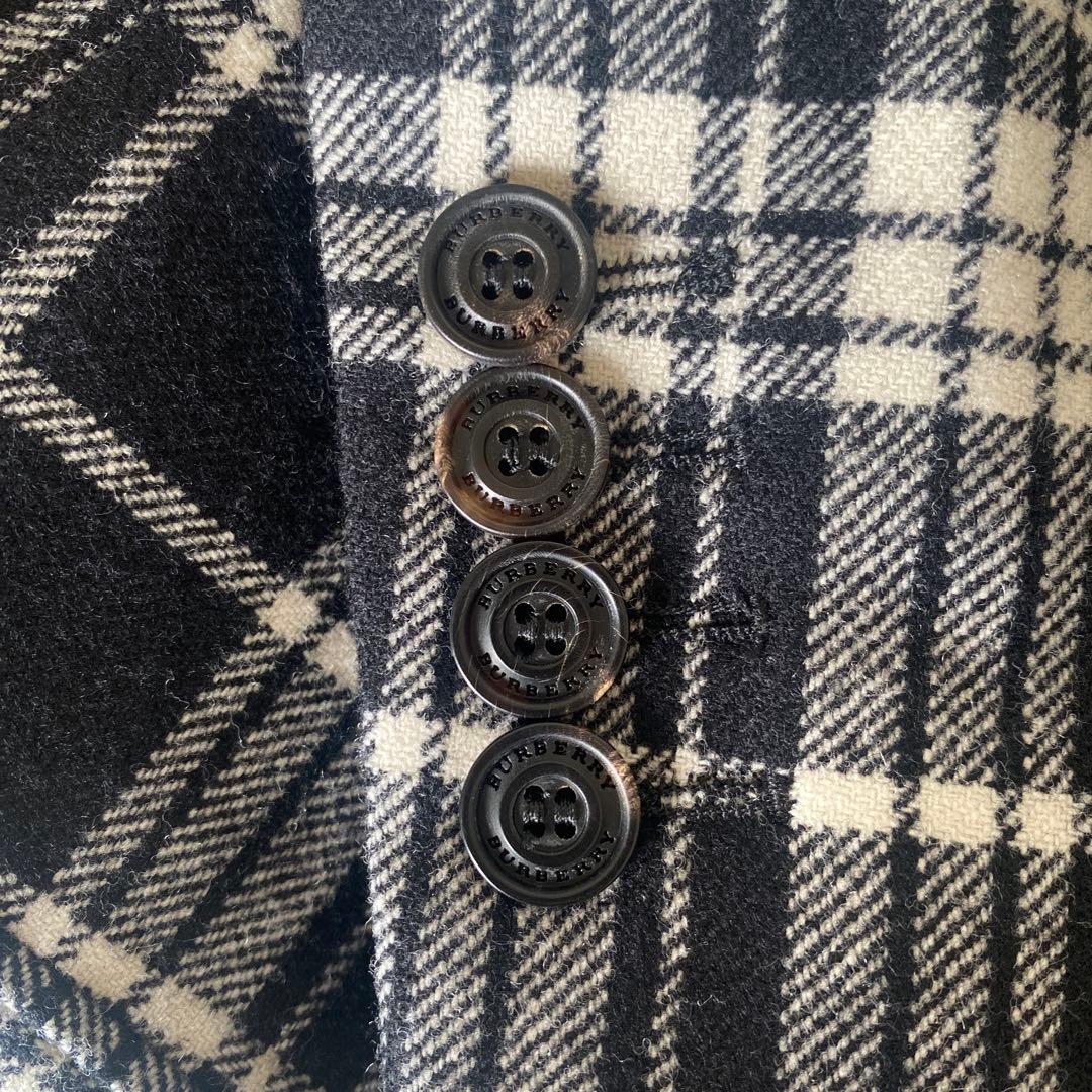 【美品 】BURBERRY バーバリー ジャケット チェック カシミヤ100%