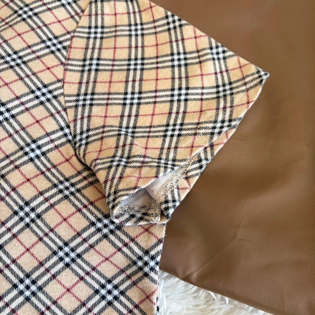 未使用級✨バーバリーロンドン　半袖カットソー　ノバチェック　ベージュ　L