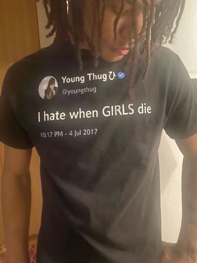 激レア fuckthisindustry Young Thug Tシャツ S