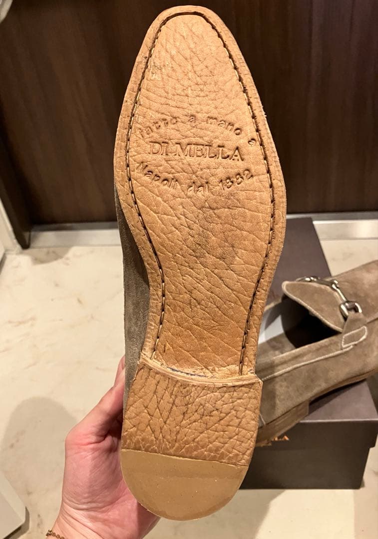 て*つ様 DI MELLA ディメッラ　本革　スエード　モカシン