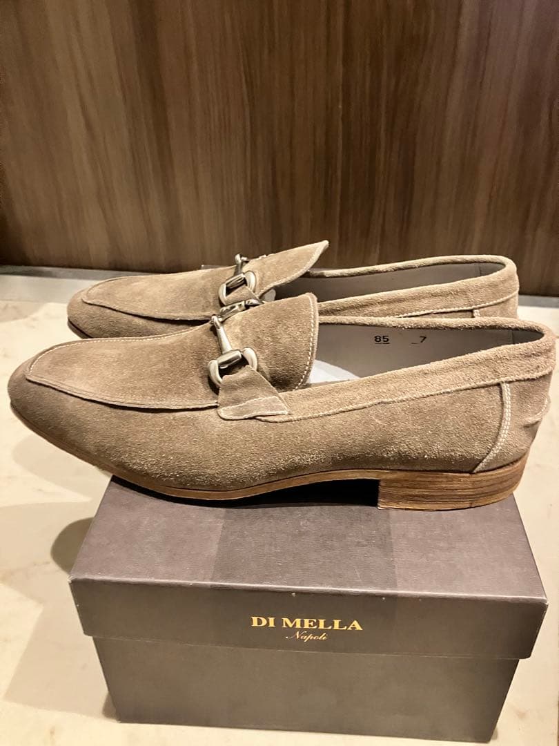 て*つ様 DI MELLA ディメッラ　本革　スエード　モカシン