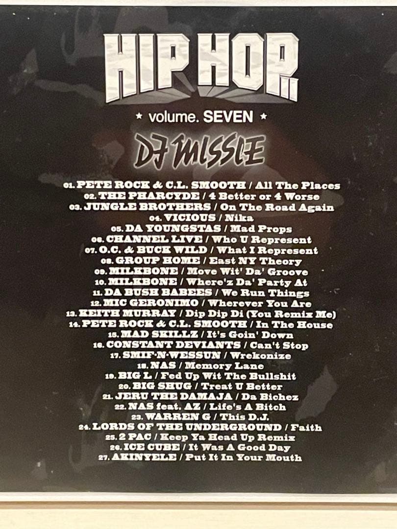 【バラ売り不可】DJ MISSIE HIP HOP vol.1-7 セット