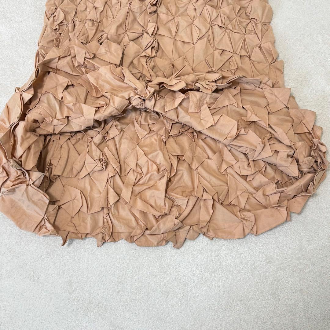 希少✨ISSEY MIYAKE ロング　立体プリーツ　コート　ハンドメイド