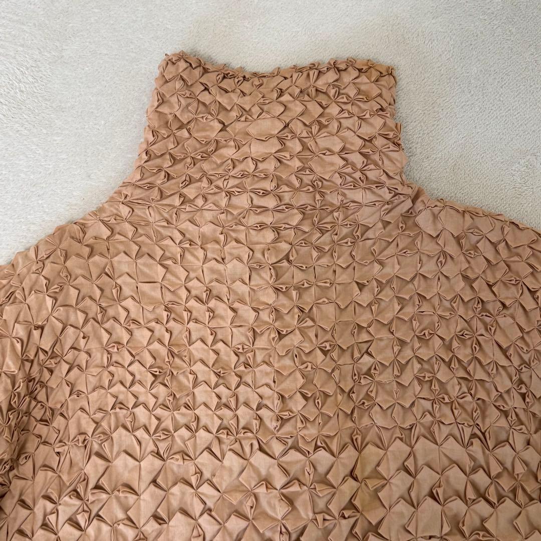 希少✨ISSEY MIYAKE ロング　立体プリーツ　コート　ハンドメイド