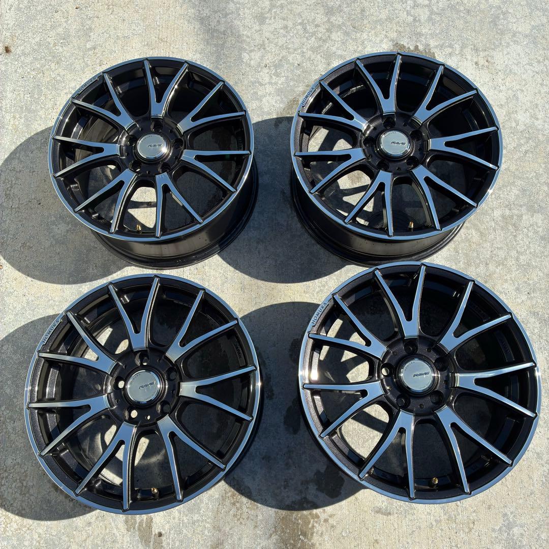 パ*ー様 RAYS HOMURA 17×7J 4本セット
