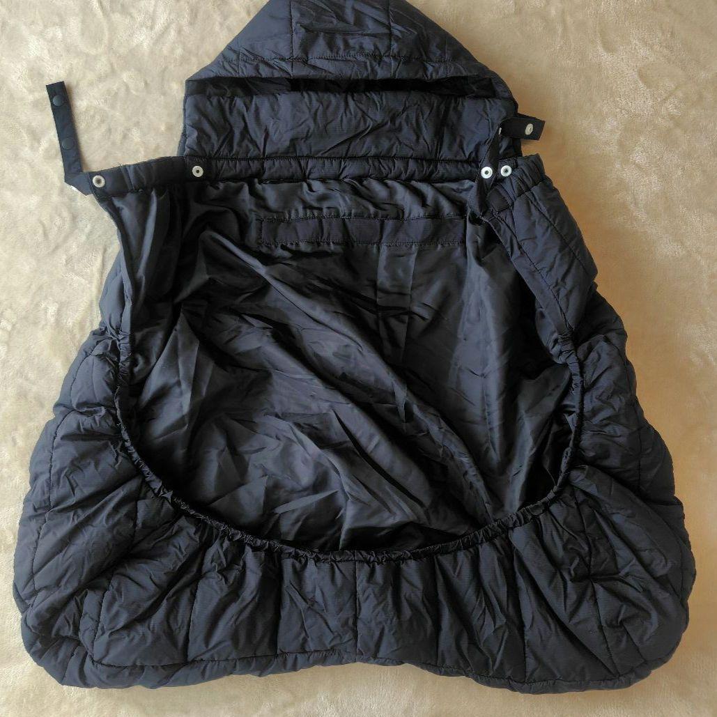 【美品】THE NORTH FACE シェルブランケット　フード付き　ブラック