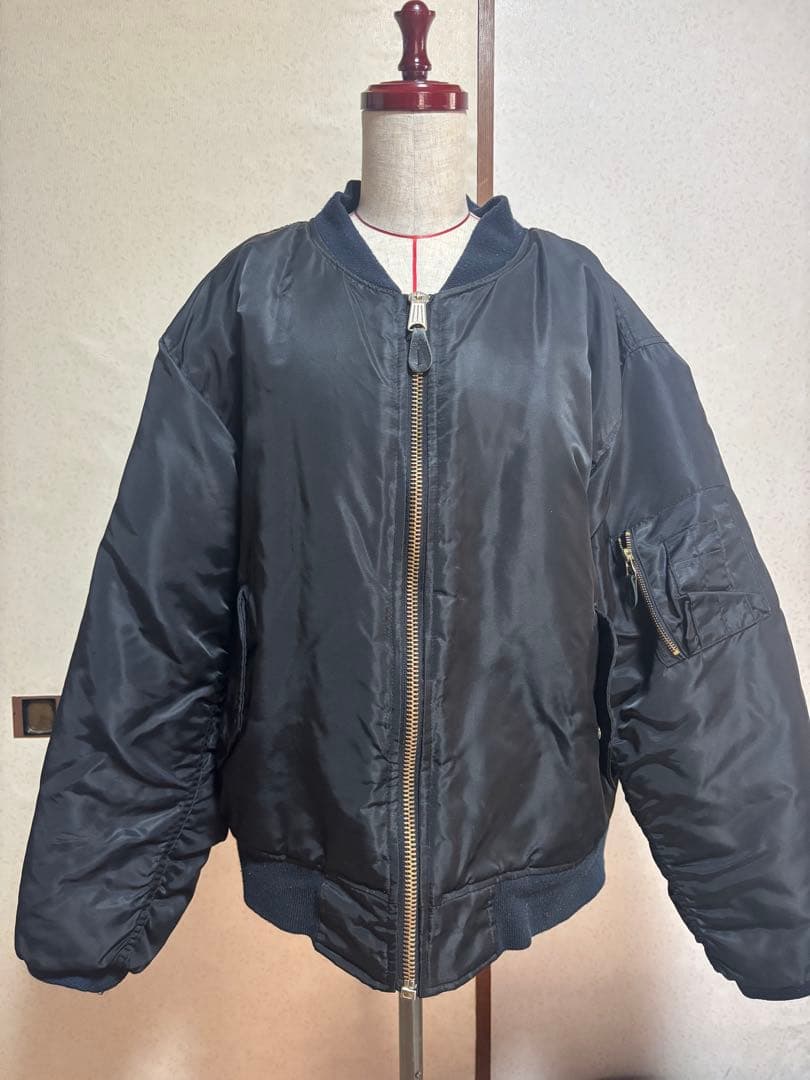 MENS MA-1 フライトジャケット紺NAVY