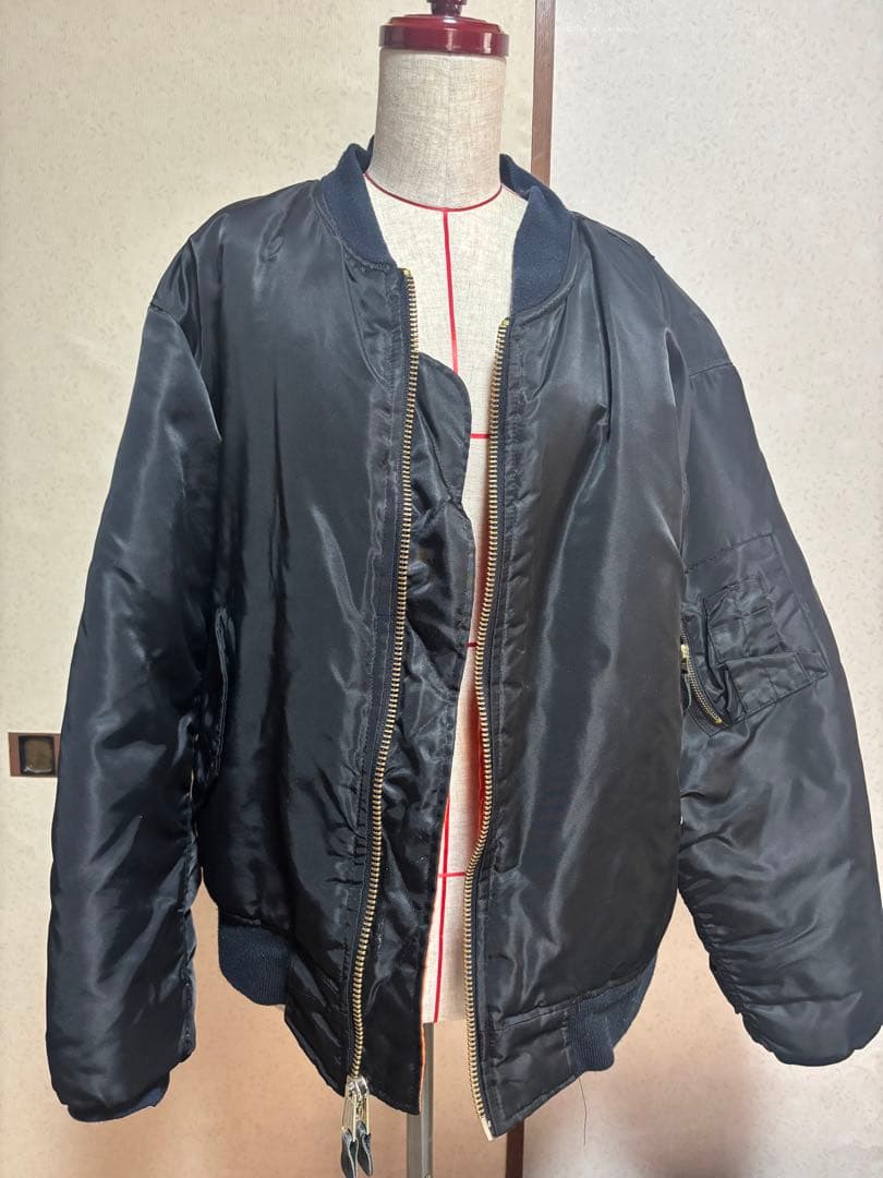 MENS MA-1 フライトジャケット紺NAVY