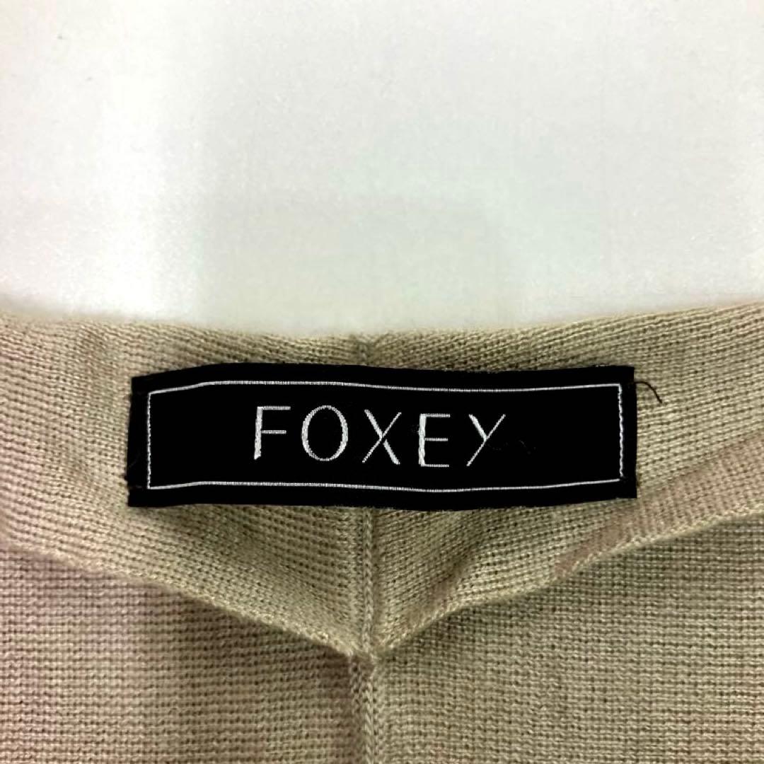 ☆美品☆FOXEY カシミヤ・シルク カーディガン　羽織り　サイズF