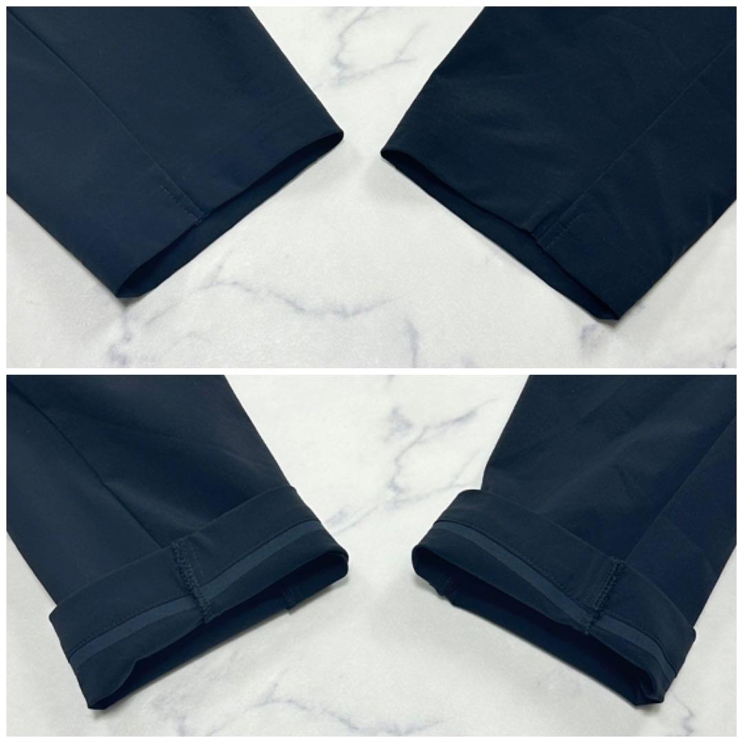 希少 2XL【adidas】ストレッチ テーラードジャケット 洗える ブラック