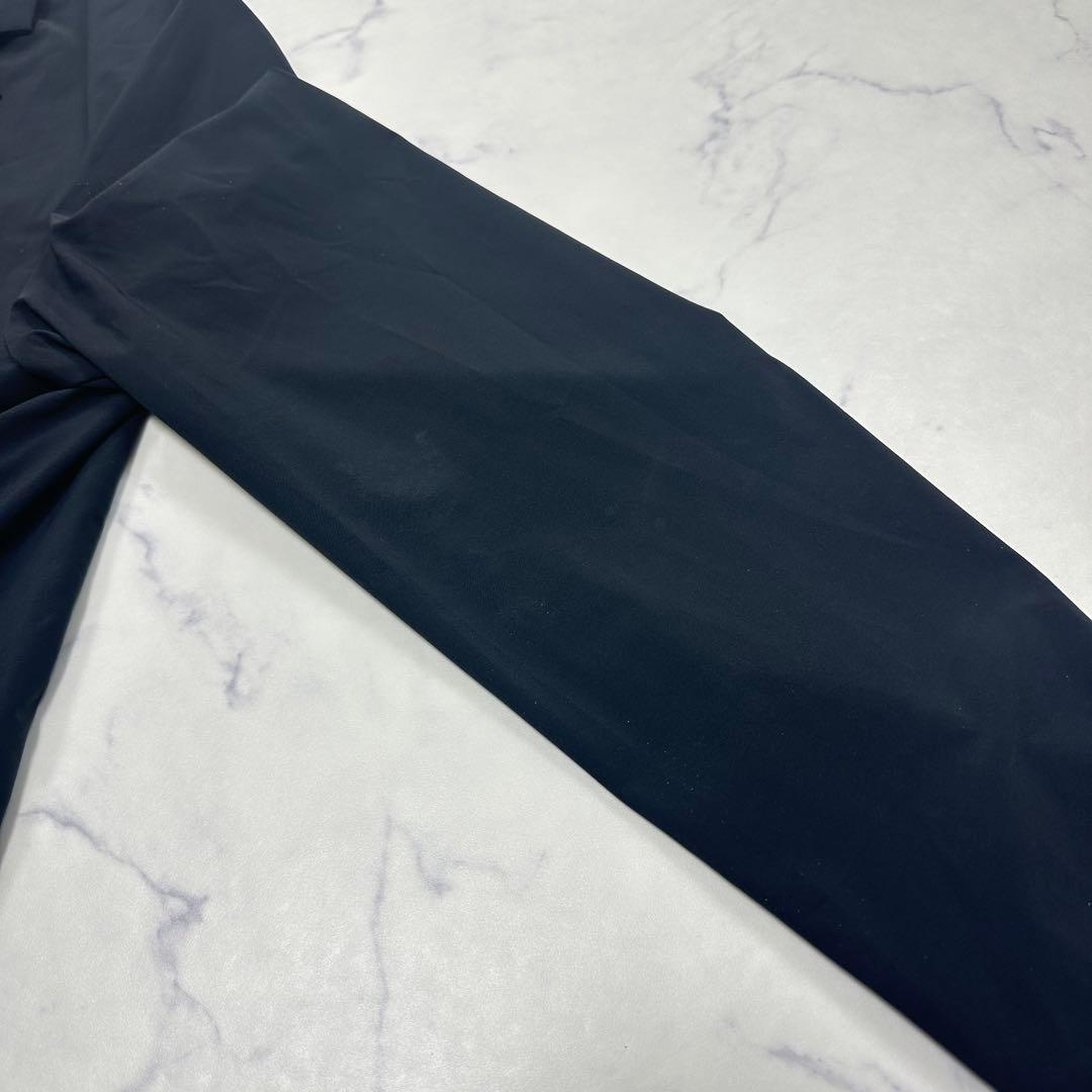 希少 2XL【adidas】ストレッチ テーラードジャケット 洗える ブラック
