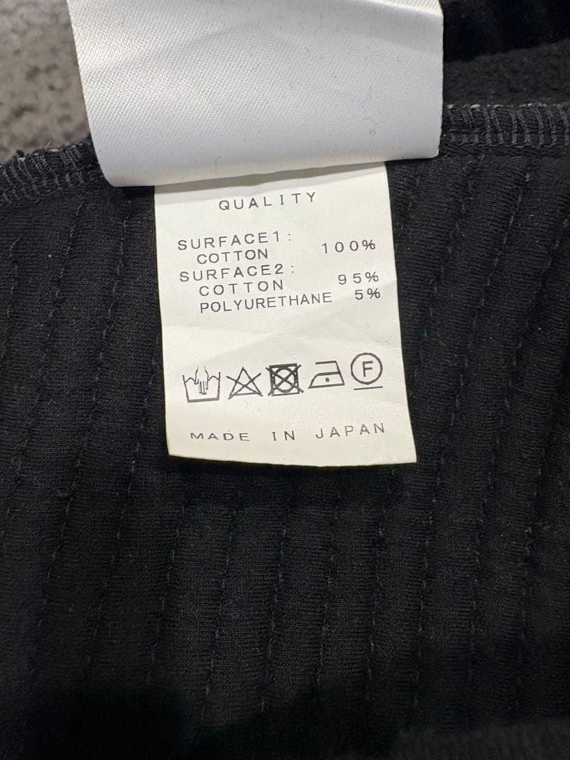JULIUS ユリウス17-18AW ニューロマンティカ期 立体裁断 黒パンツ