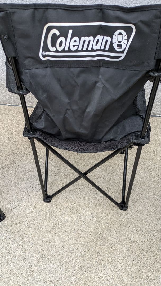 Coleman 折りたたみチェア 黒 4脚セット 大3脚 小1脚