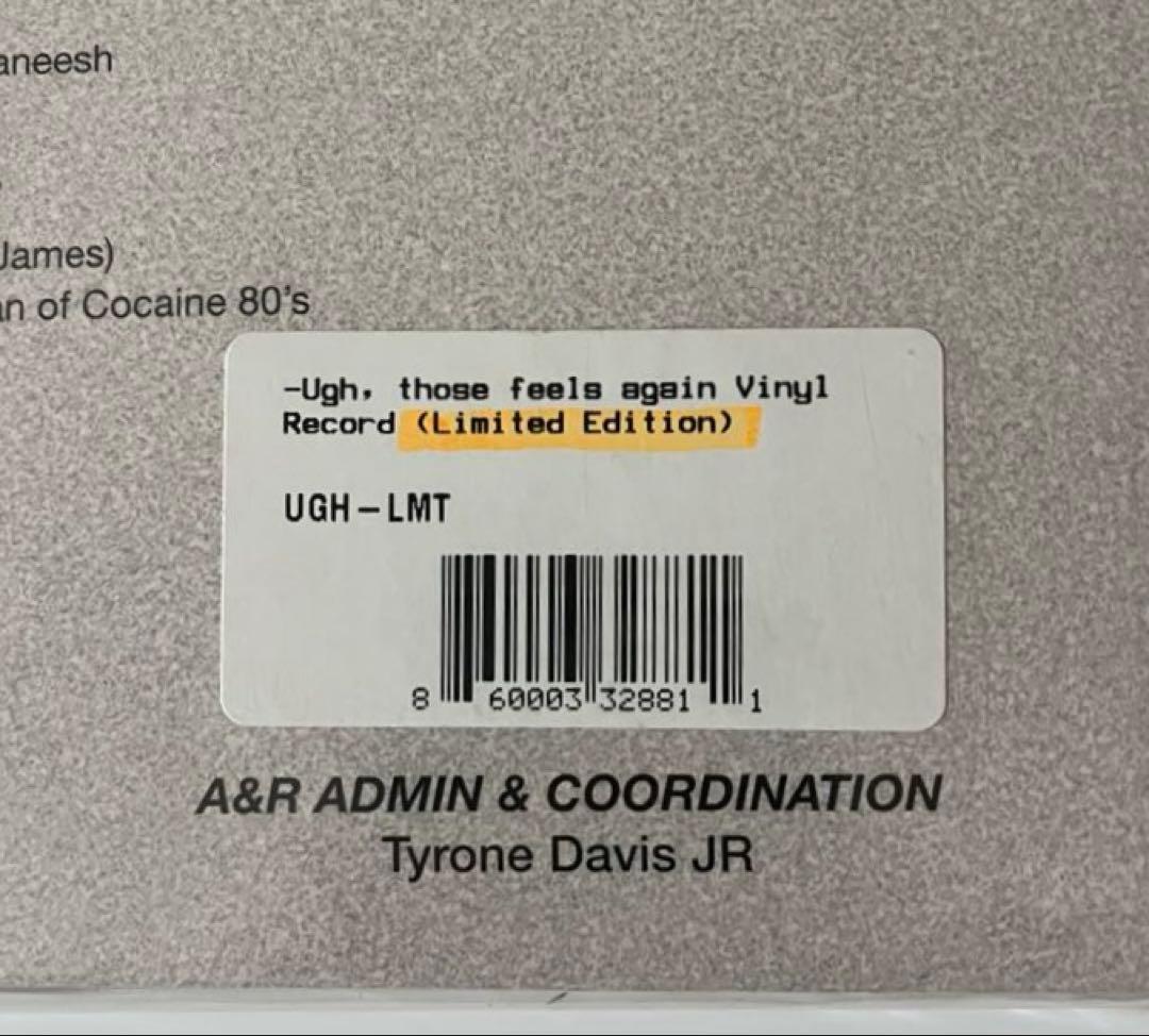 Snoh Aalegra / Ugh,those feels again限定盤