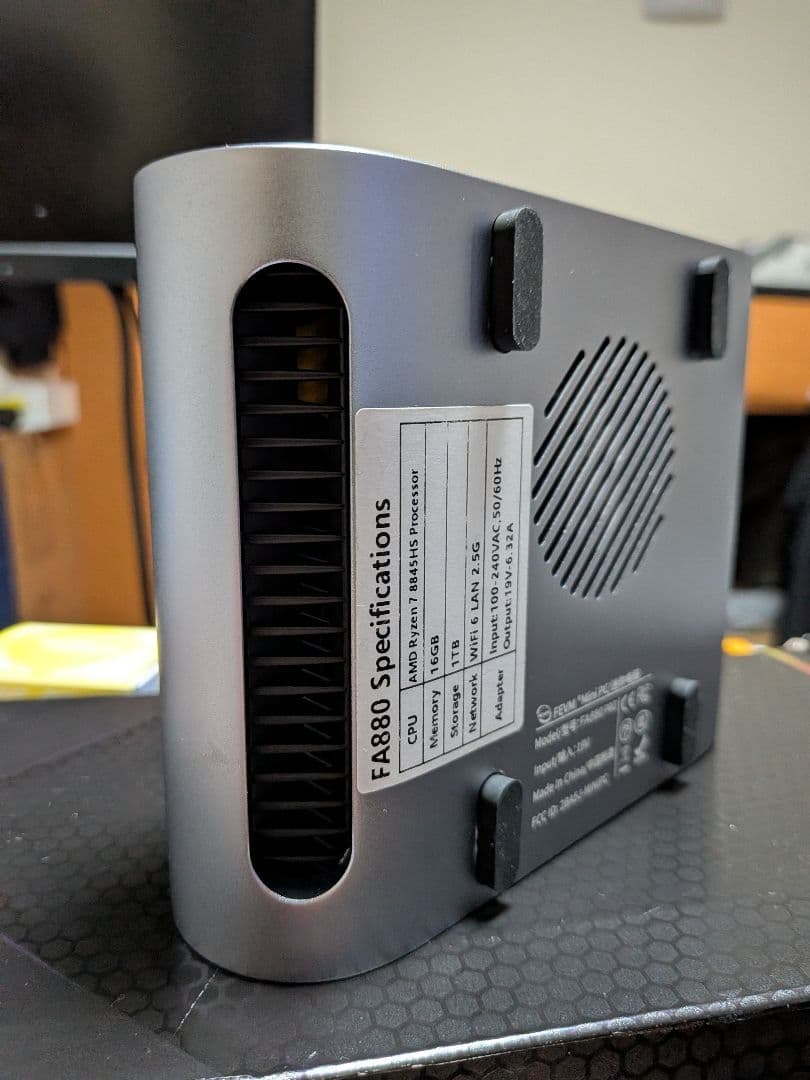 FEVM FA880 ミニPC AMD Ryzen 7 16GB 1TB
