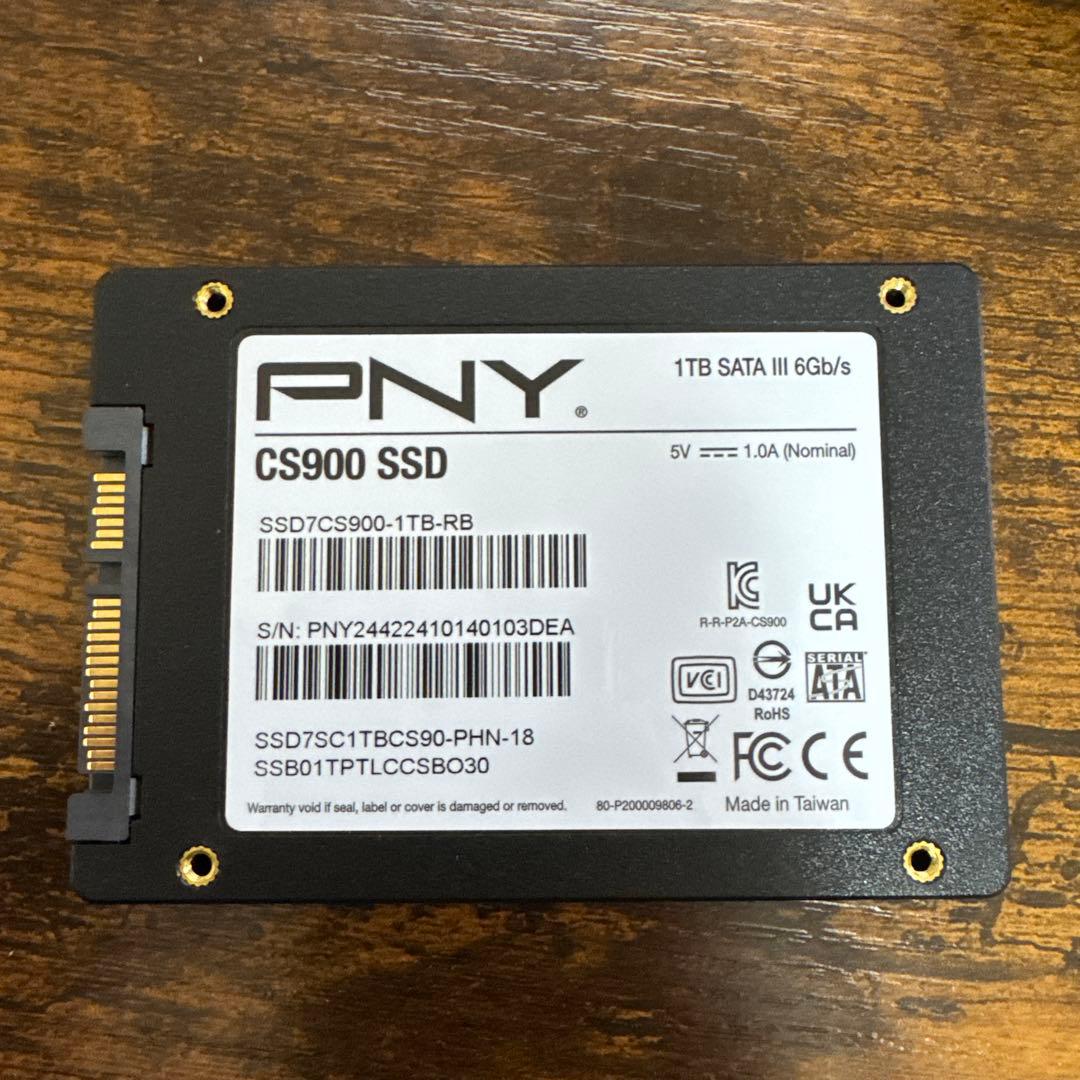 内蔵型SSD PNY sata SSD 1TB 21