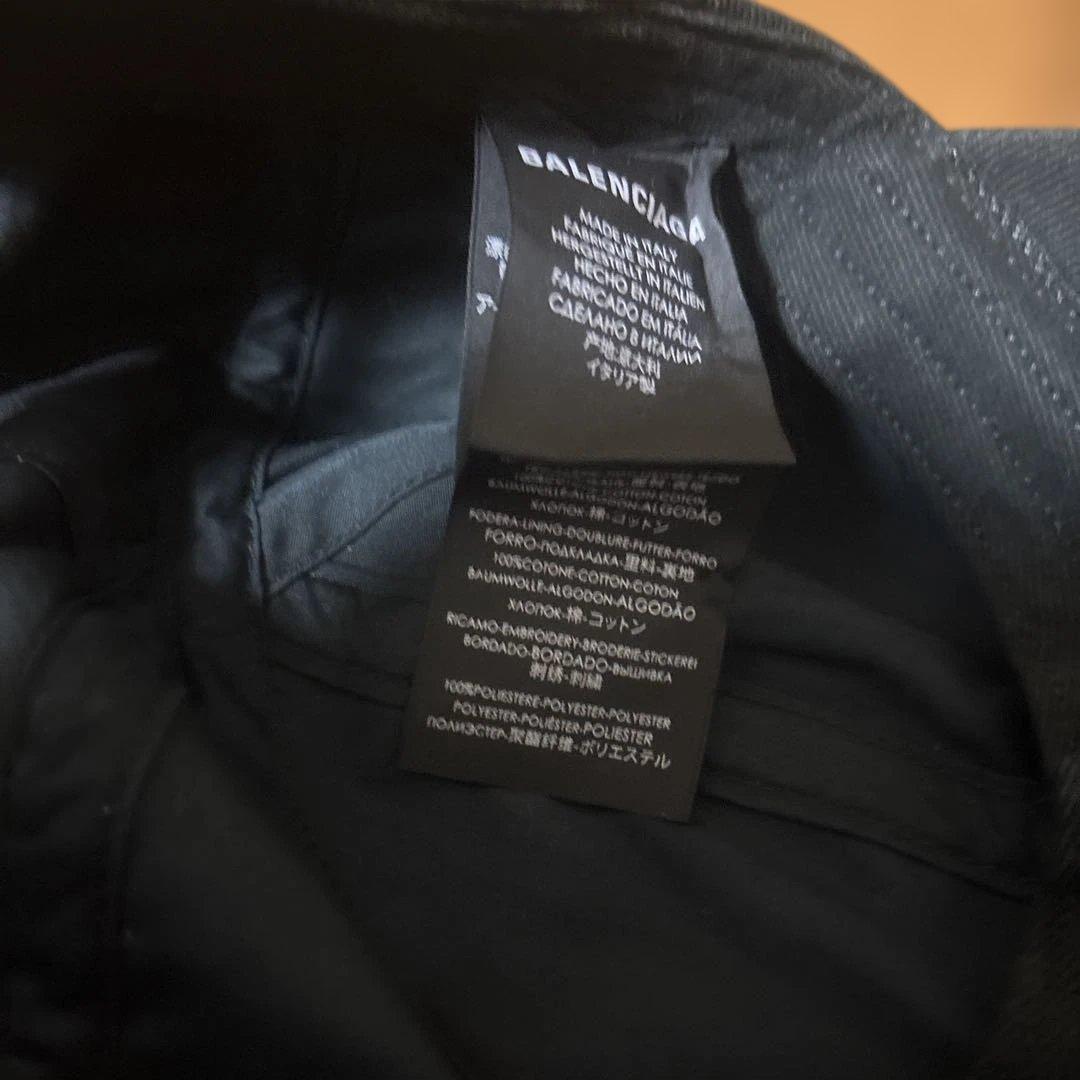BALENCIAGA WFPロゴ ブラックキャップ
