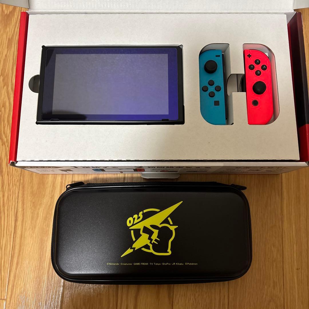 ケース付/Nintendo Switch 本体 液晶モデル バッテリー強化版