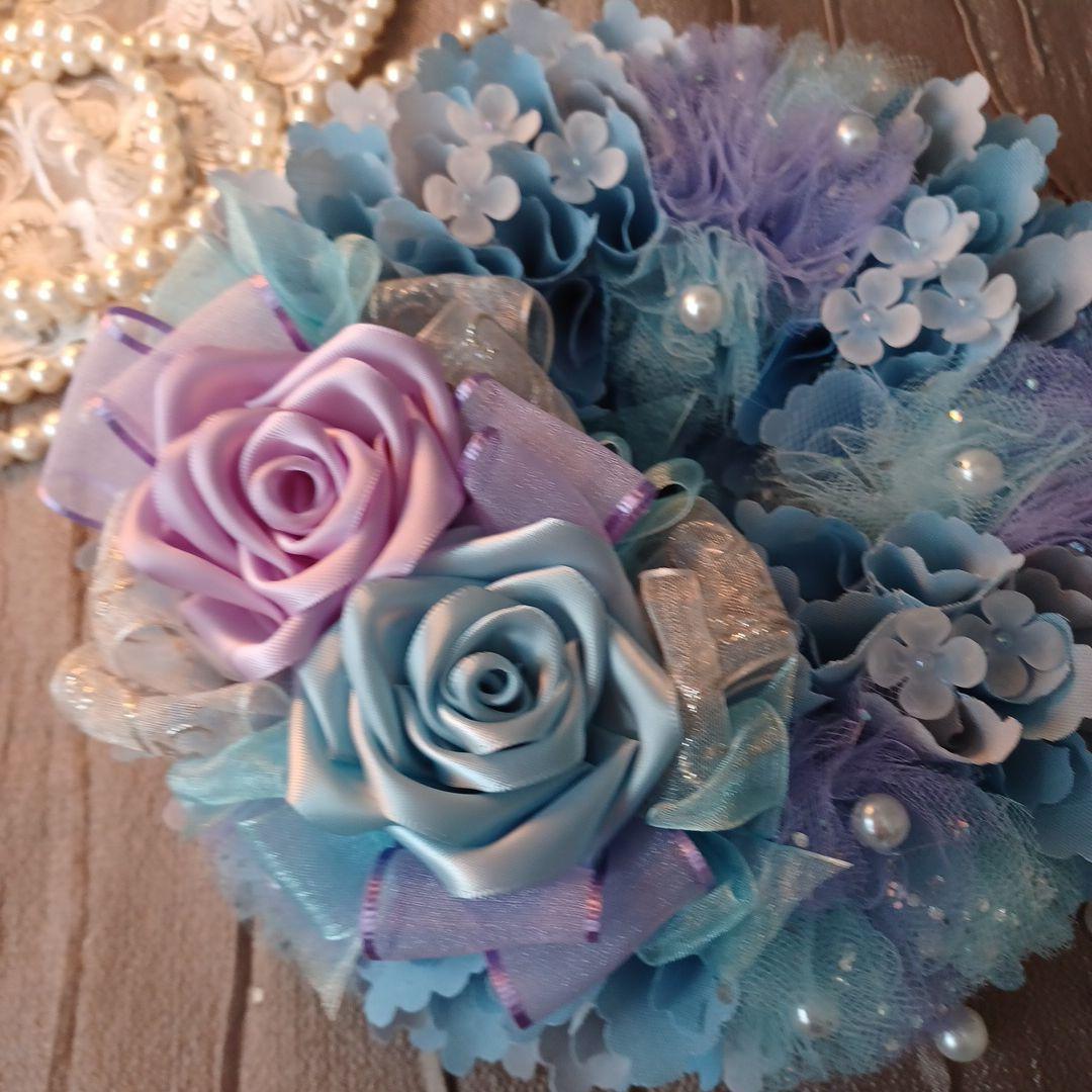 ＊588.589.590＊~＊ミッケ＊~布リース　紫陽花リース