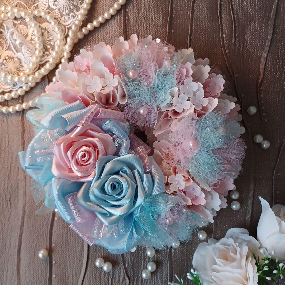 ＊588.589.590＊~＊ミッケ＊~布リース　紫陽花リース